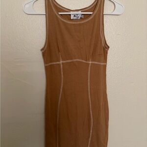 Brown Bodycon Dress